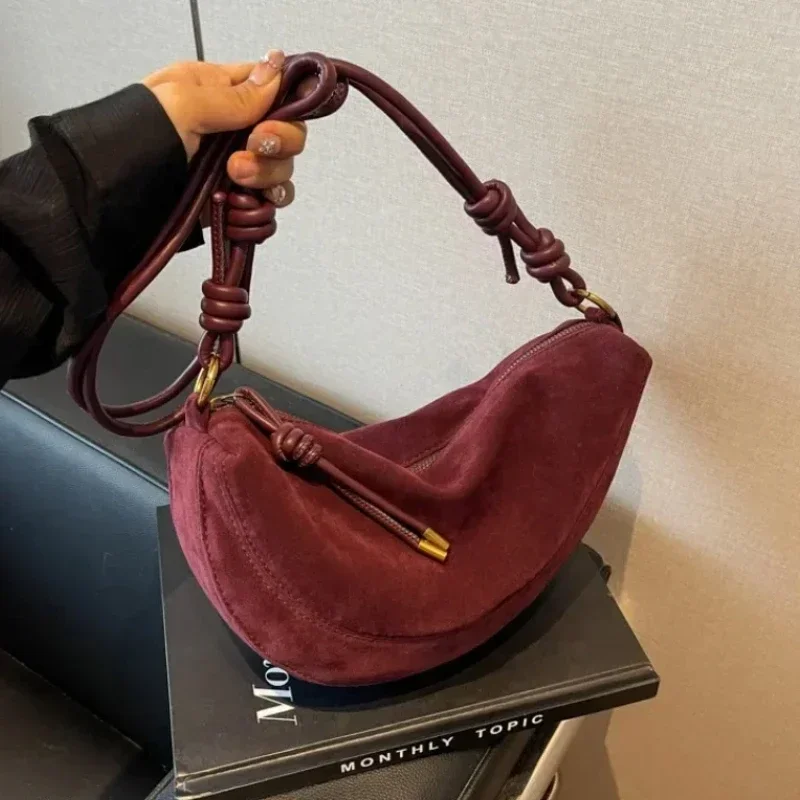 Women Bags Discount - Bolso de hombro de gamuza de