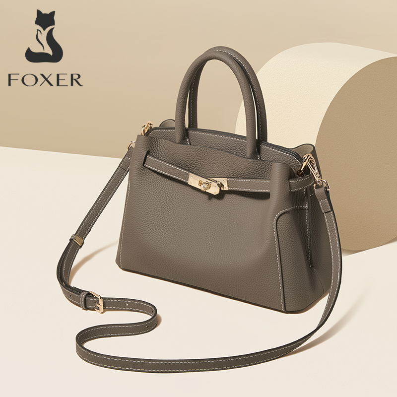 Women Bags Discount - Bolso de Mano FOXER de Cuero