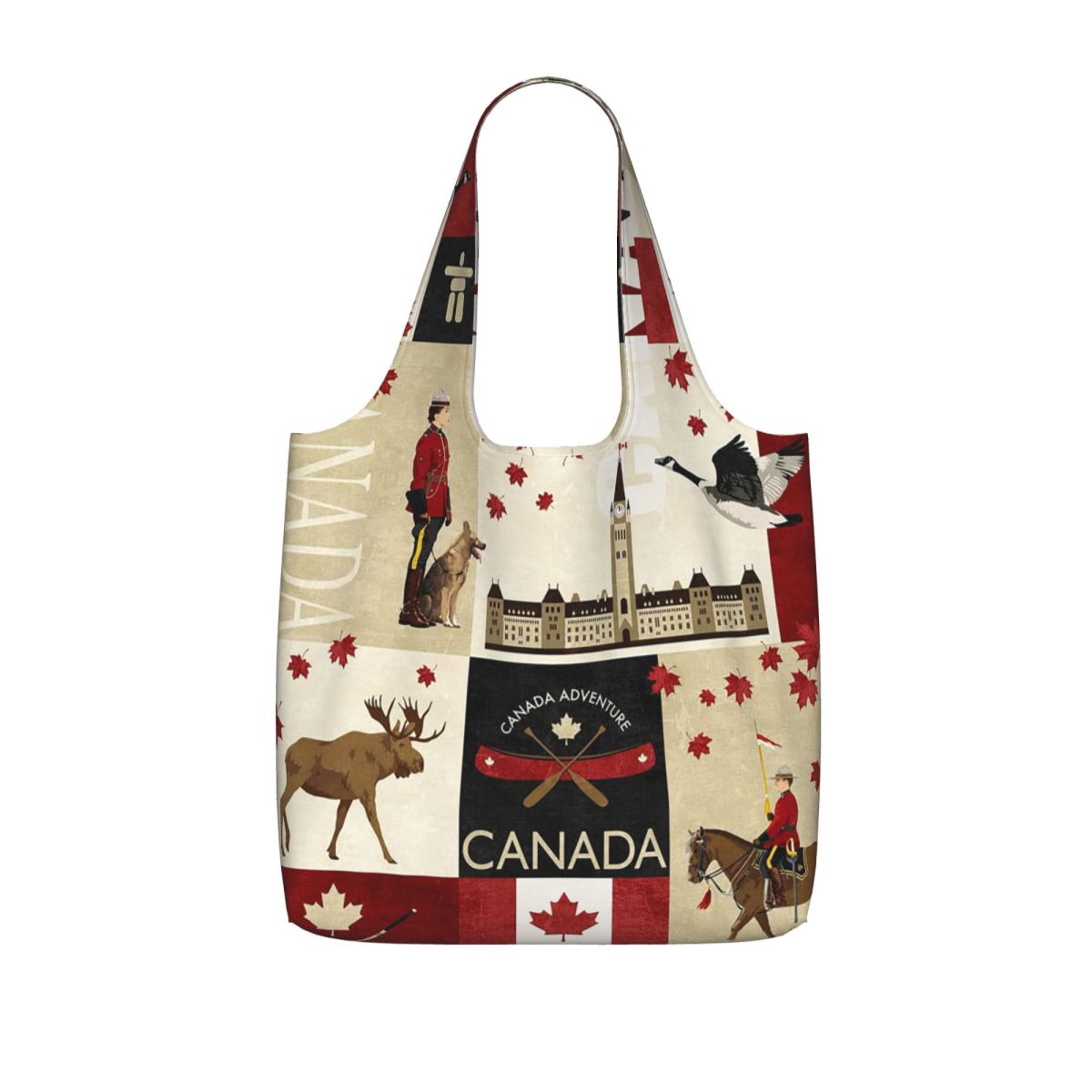 Women Bags Canada - Bolsa de Compras con la Bandera