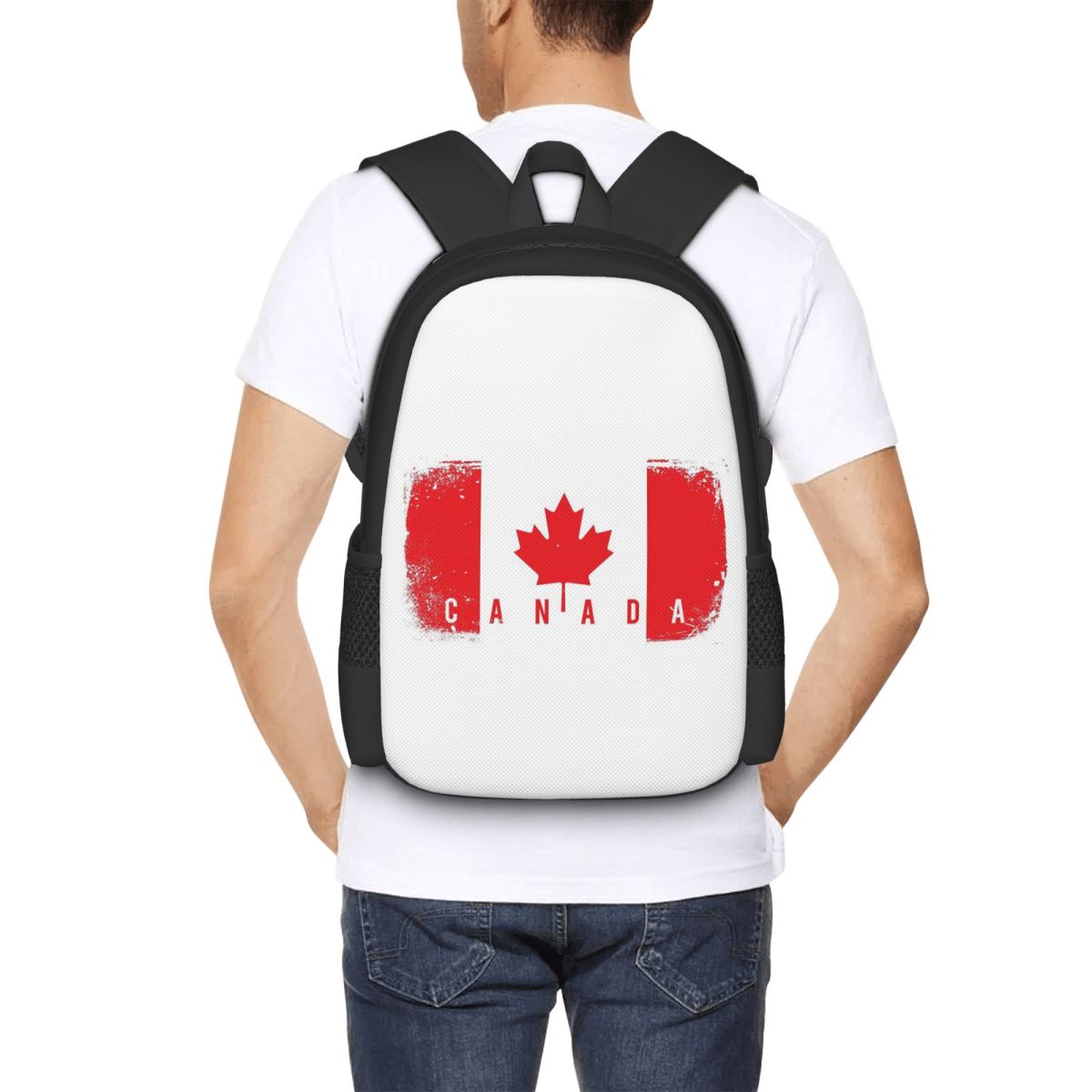 Women Bags Canada - Mochila escolar con bandera de Canadá