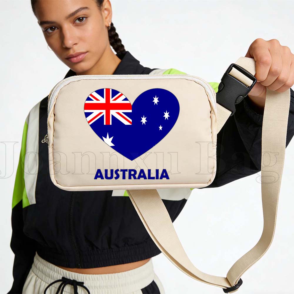 Women Bags Australia - Riñonera con bandera de Australia, bolsa