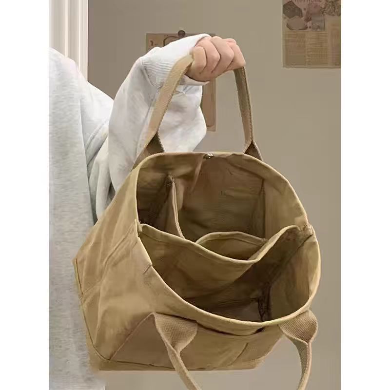 Women'S Reebok Bags - Bolso de mano de lona simple,
