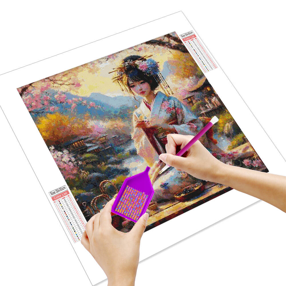 HUACAN-pintura de diamante de  - Women Bags Discount reseña y precio