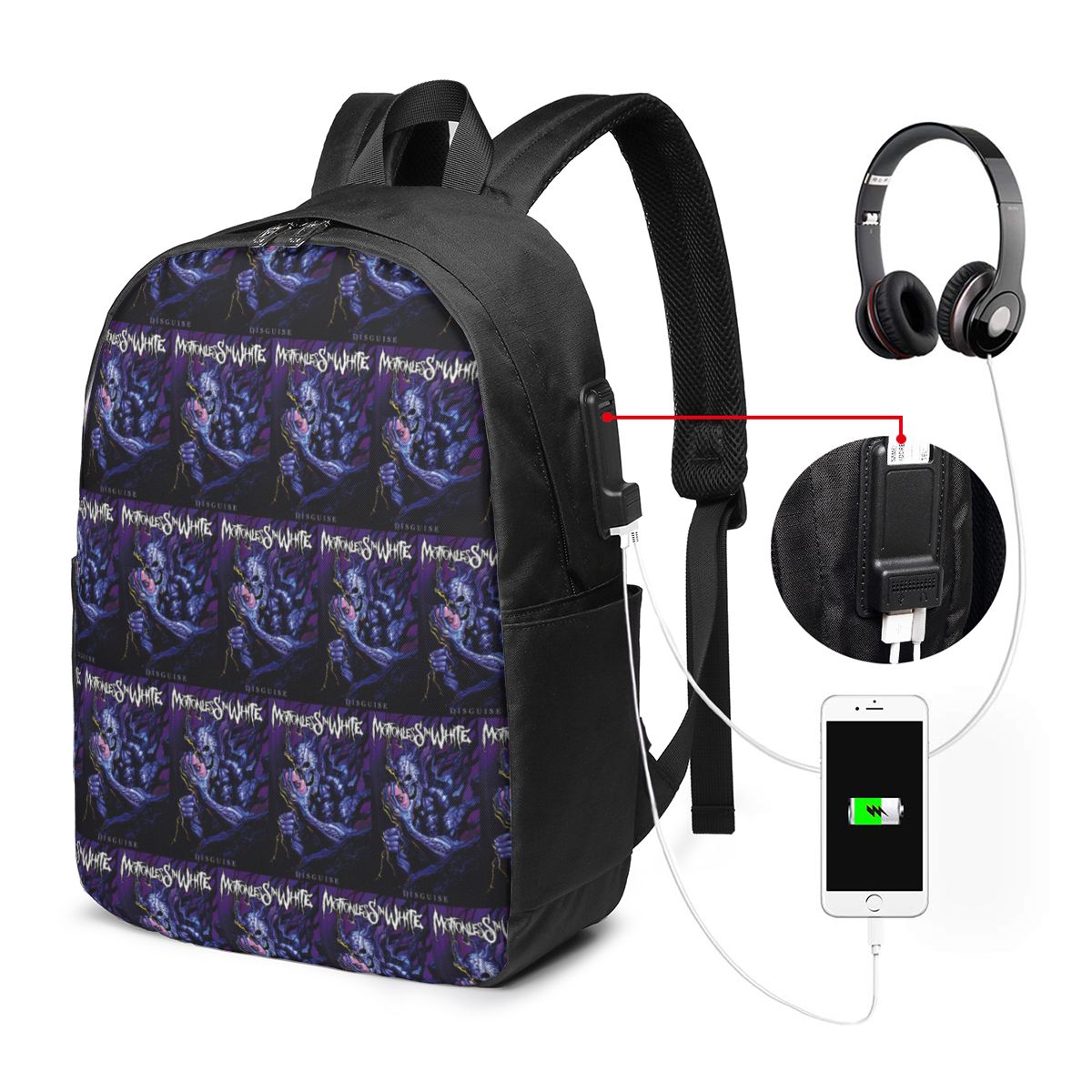 Mochila Motionless In White, b - Women'S Bags reseña y precio