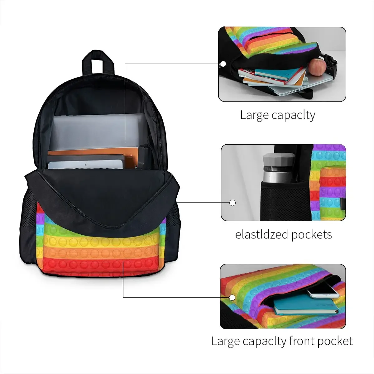 Mochila Premium con Patrón Sea - Women Bags Vector reseña y precio