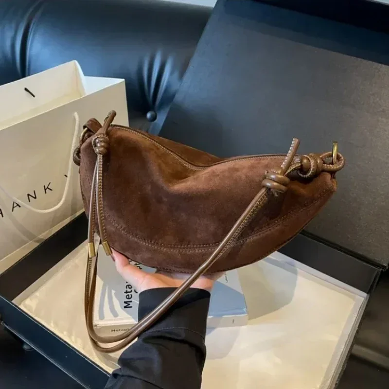 Bolso de hombro de gamuza de n - Women Bags Discount reseña y precio