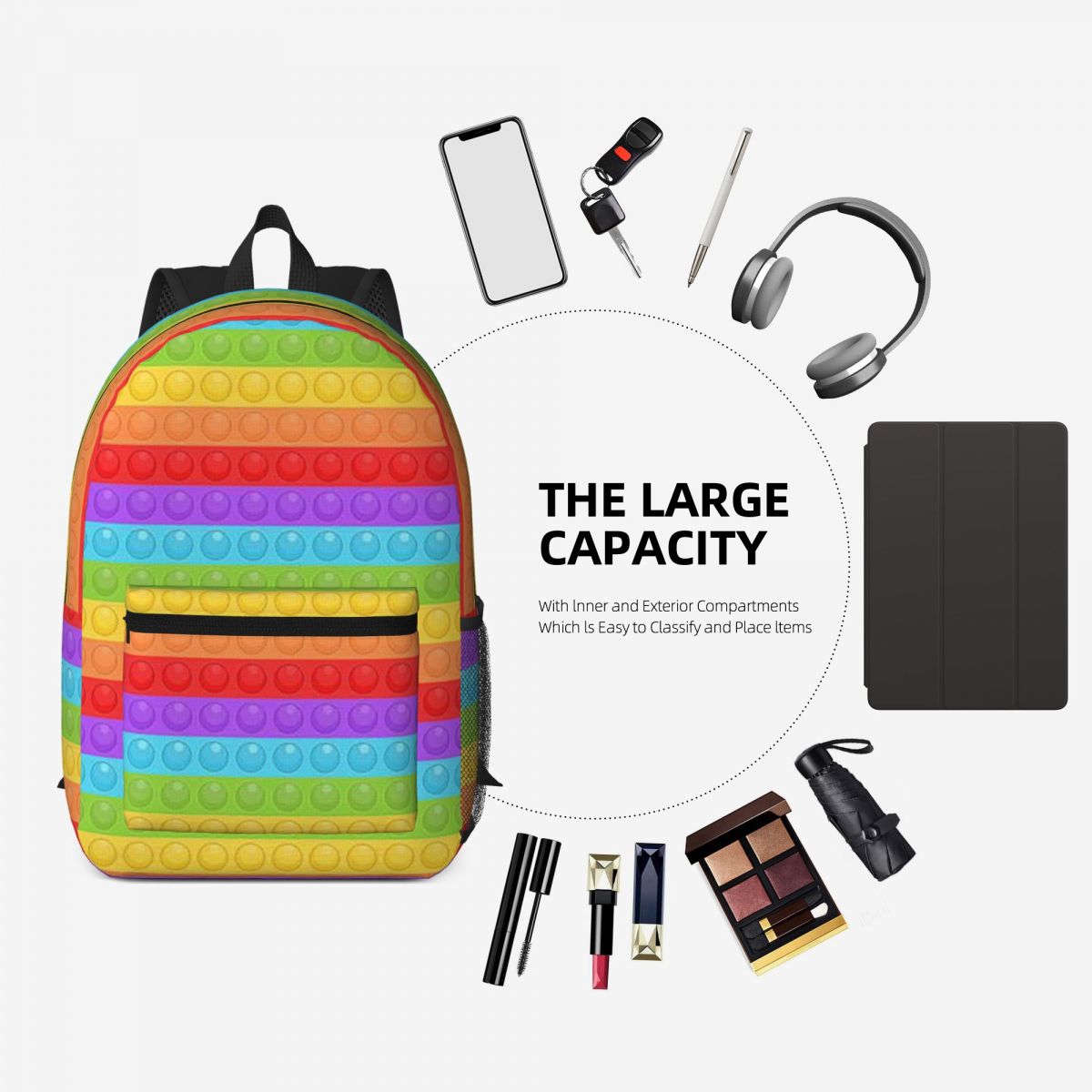 Mochila Premium Vector Pop It  - Women Bags Vector reseña y precio