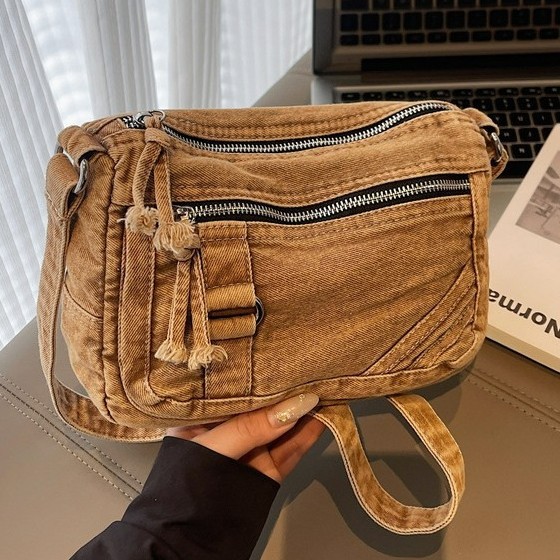 Bolsos de Hombro de Mezclilla  - Women Bags Logo reseña y precio