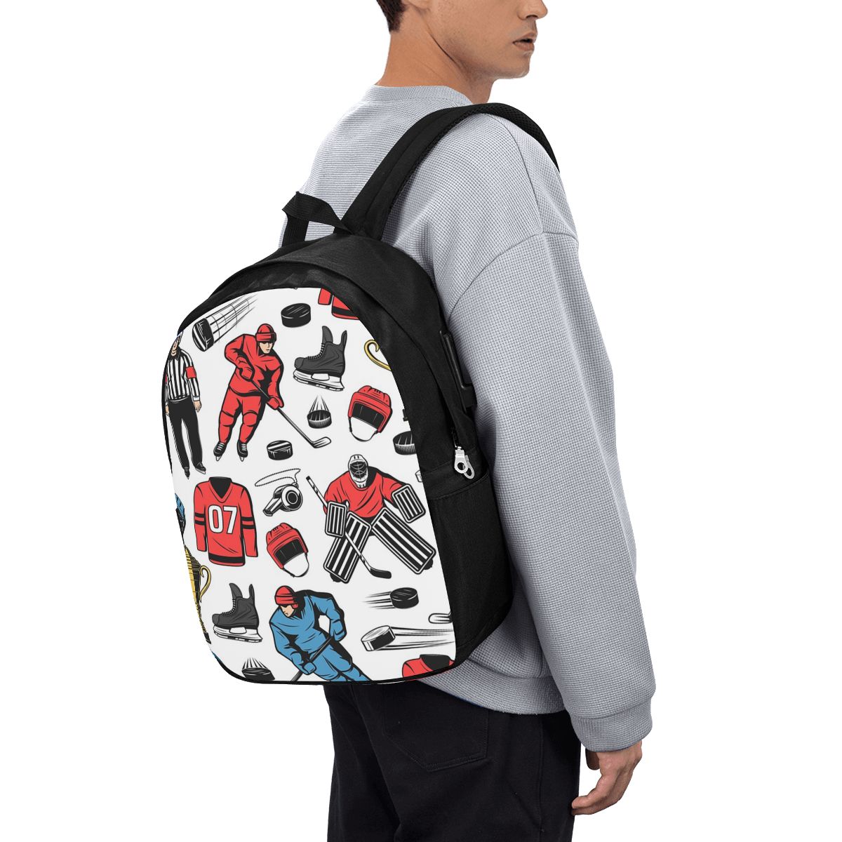 Mochila Ice Hockey Players On  - Women Bags For College reseña y precio