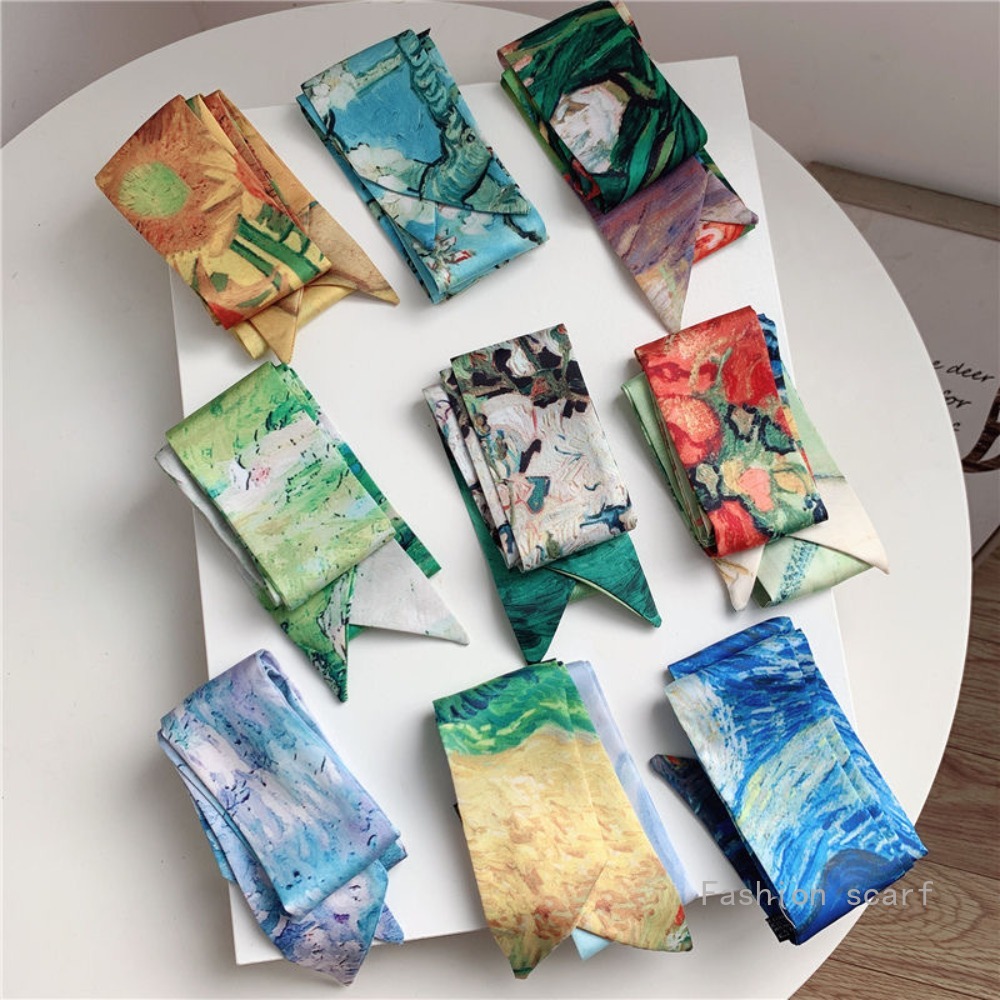 Pañuelo de seda con pintura al - Women Bags Wholesale reseña y precio