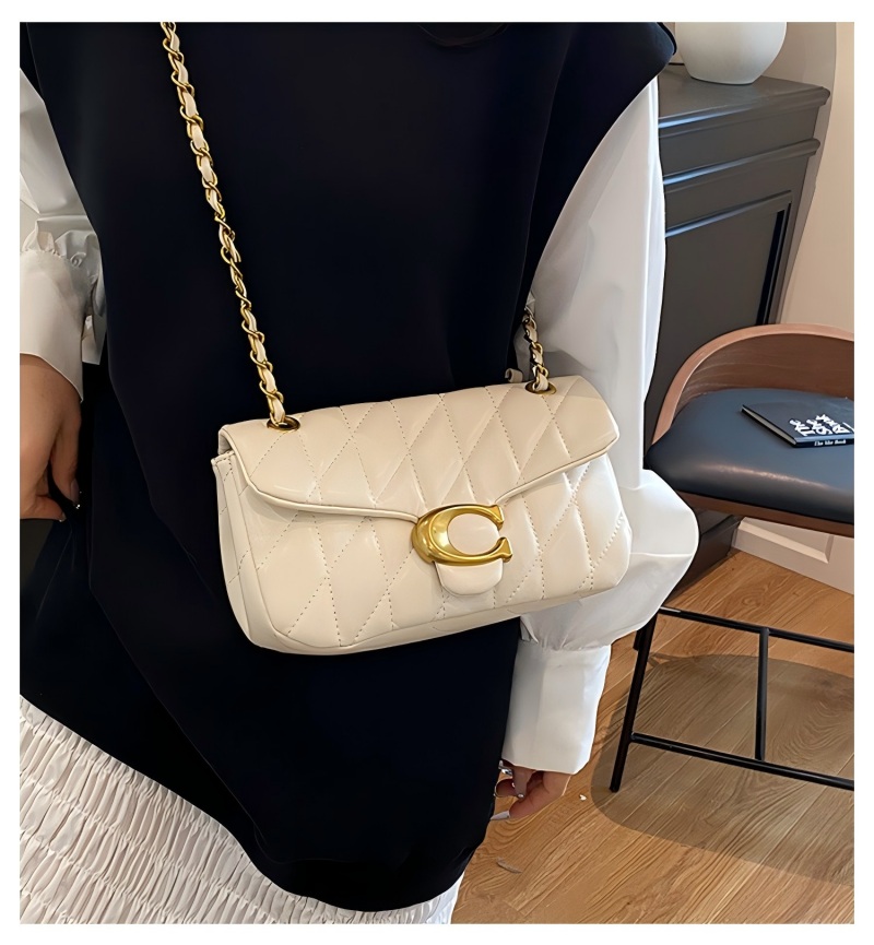 Bolso de Hombro Acolchado de C - Women Bags Logo reseña y precio