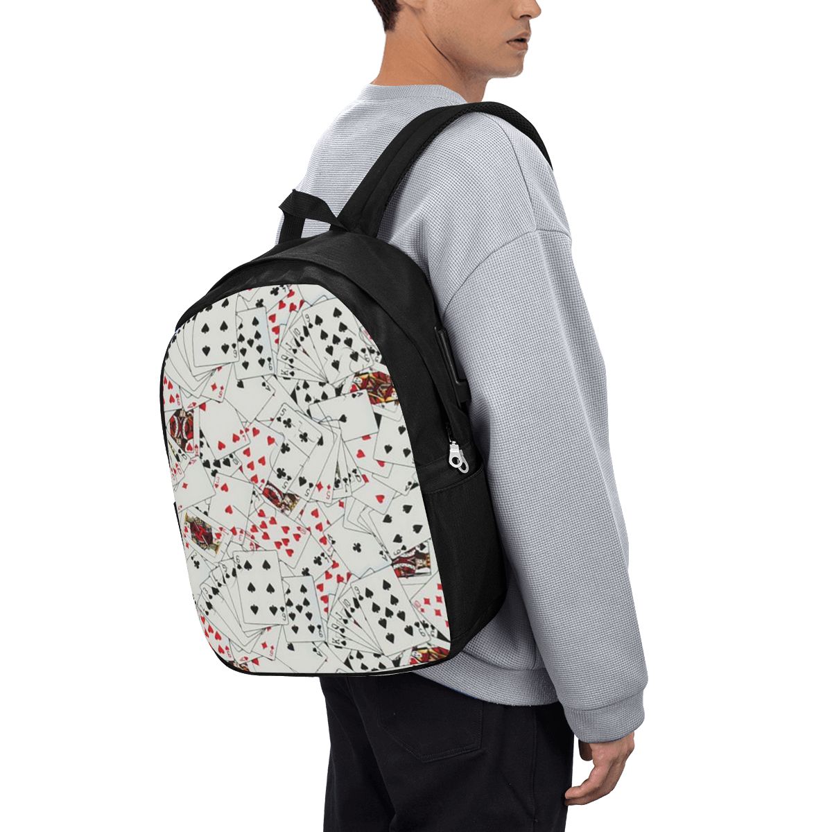 Mochila con estampado de carta - Women'S Bags reseña y precio