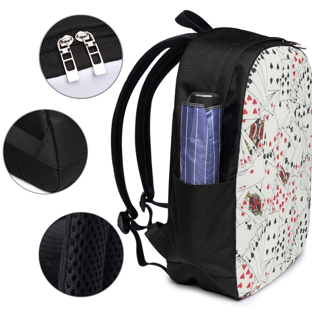 Mochila con estampado de carta - Women'S Bags reseña y precio