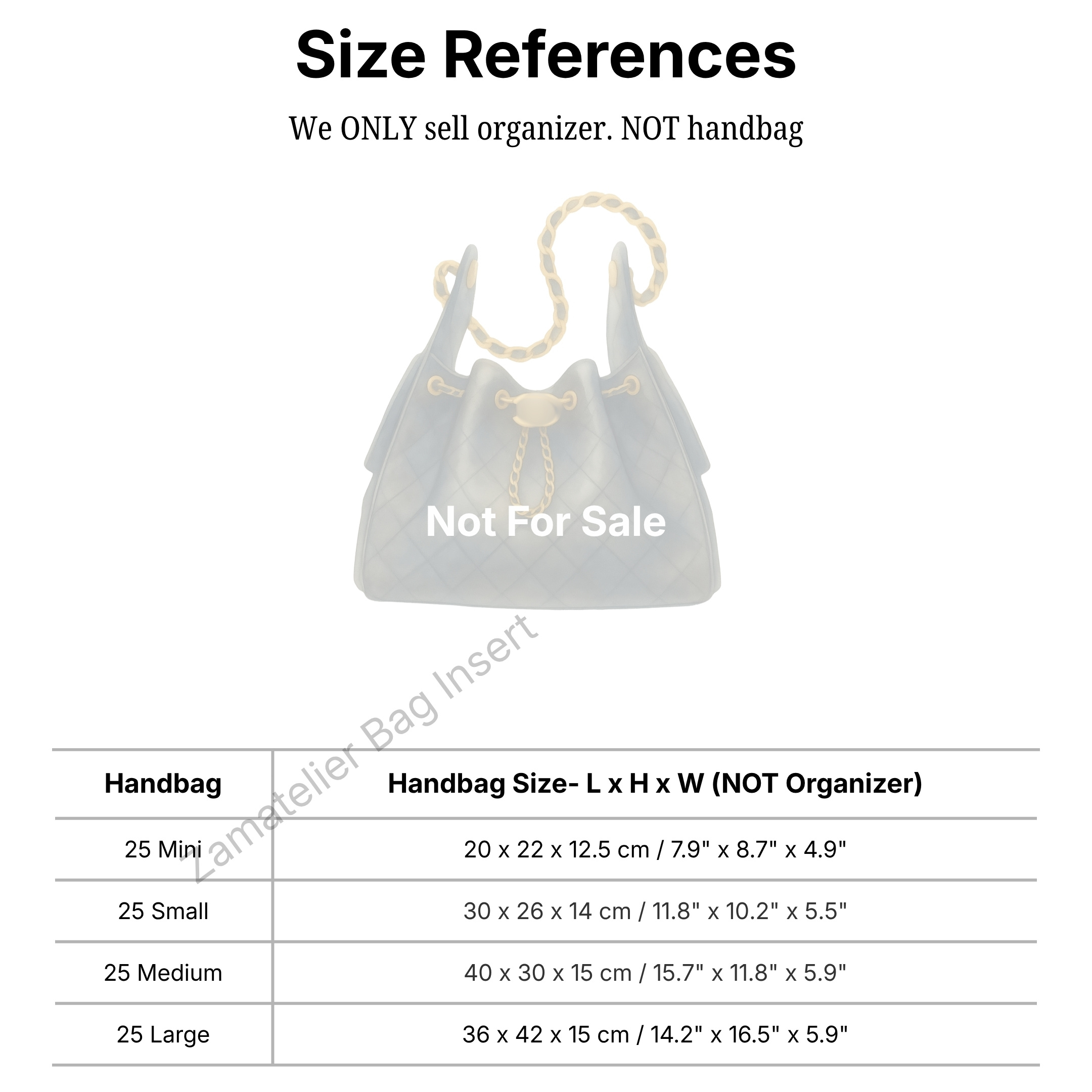 Organizador de Bolsos Personal - Women'S Bags reseña y precio