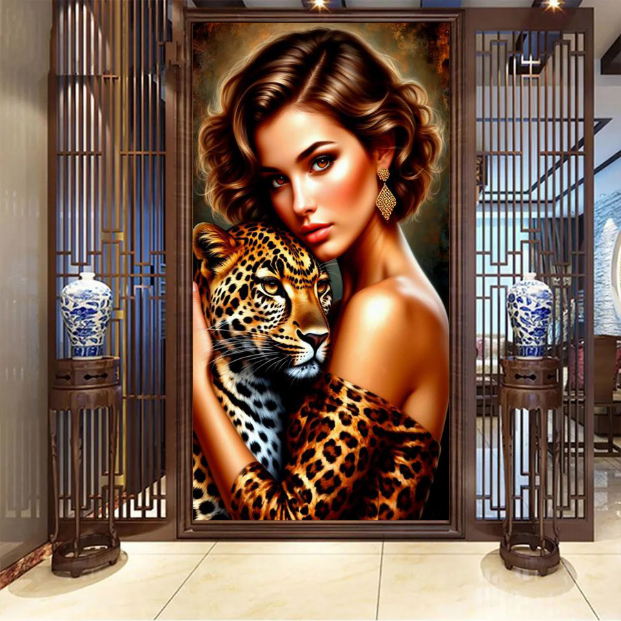 Cuadro de Mujer y Leopardo, Pi - Women'S Bags New Collection reseña y precio