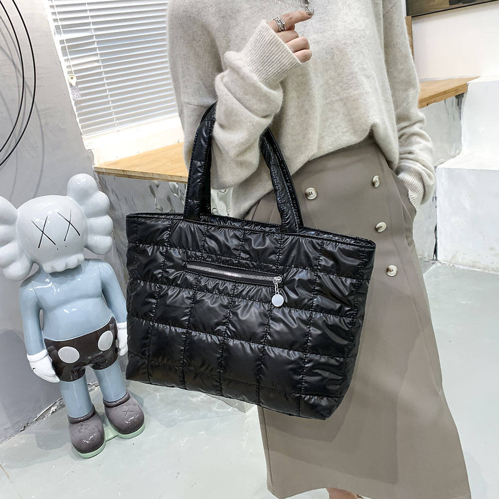 Bolso tote acolchado con crema - Women Bags For Office Use reseña y precio