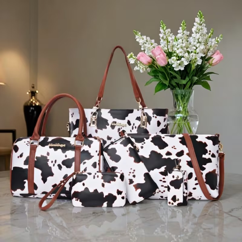 Conjunto de 6 Bolsos de PU con - Women'S Bags Handbags reseña y precio