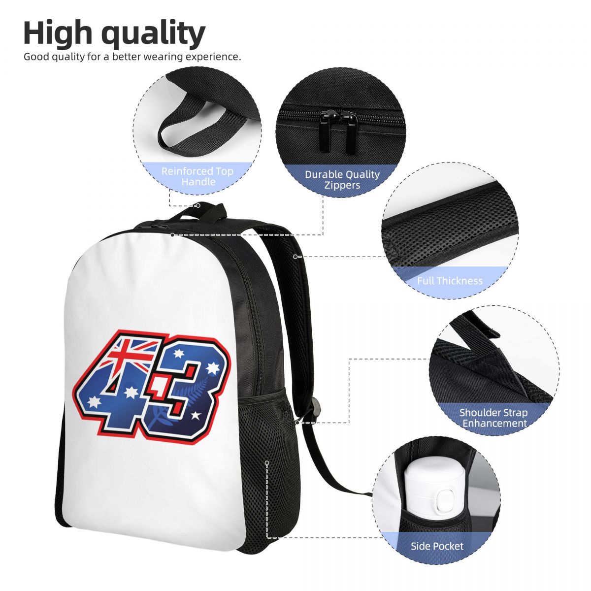 Mochila Jack Miller número 43  - Women Bags Australia reseña y precio