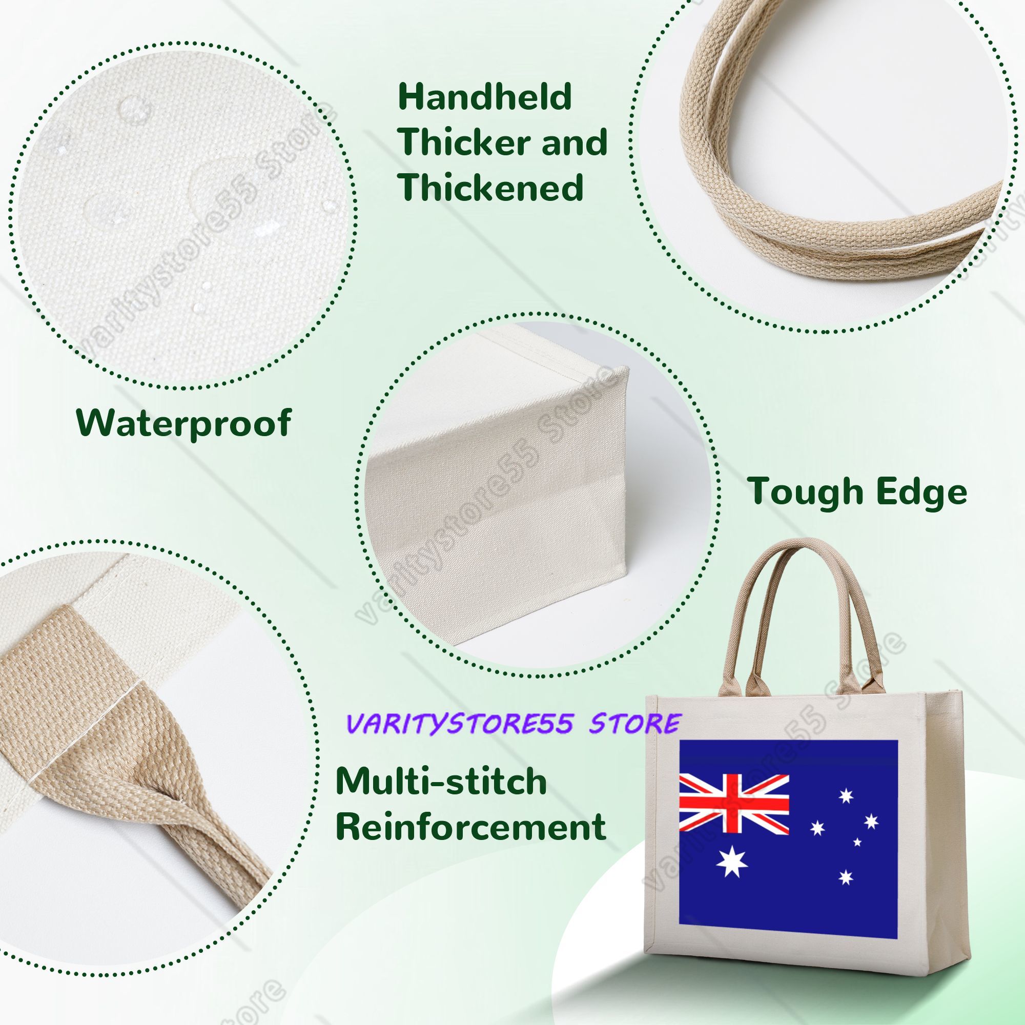 Bolsas de compras con bandera  - Women Bags Australia reseña y precio