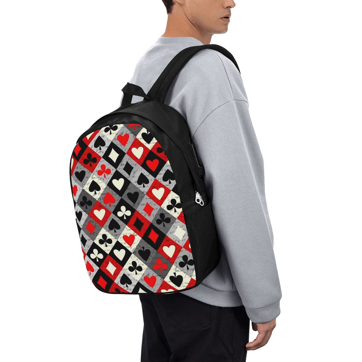 Mochila con estampado de carta - Women'S Bags reseña y precio