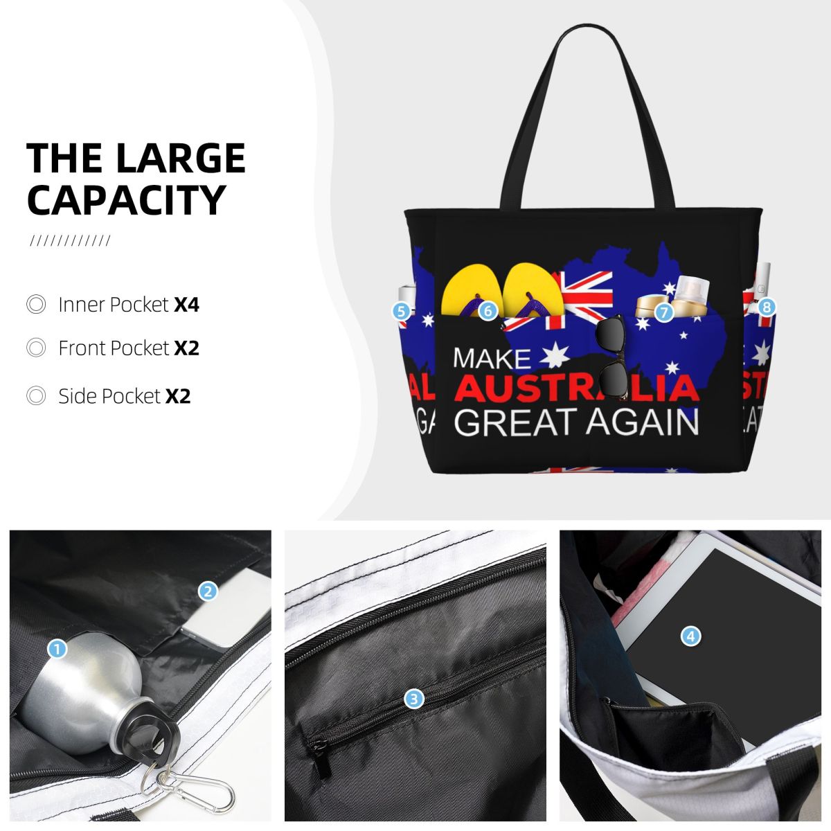 Bolsa de playa Make Australia  - Women Bags Australia reseña y precio