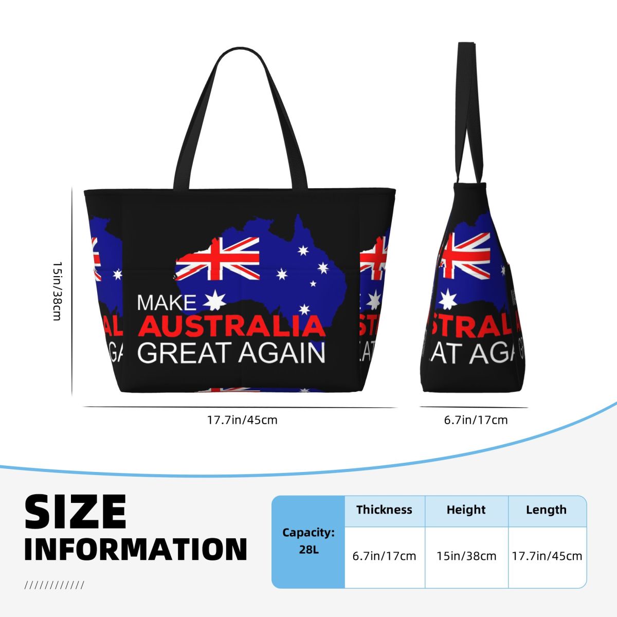 Bolsa de playa Make Australia  - Women Bags Australia reseña y precio