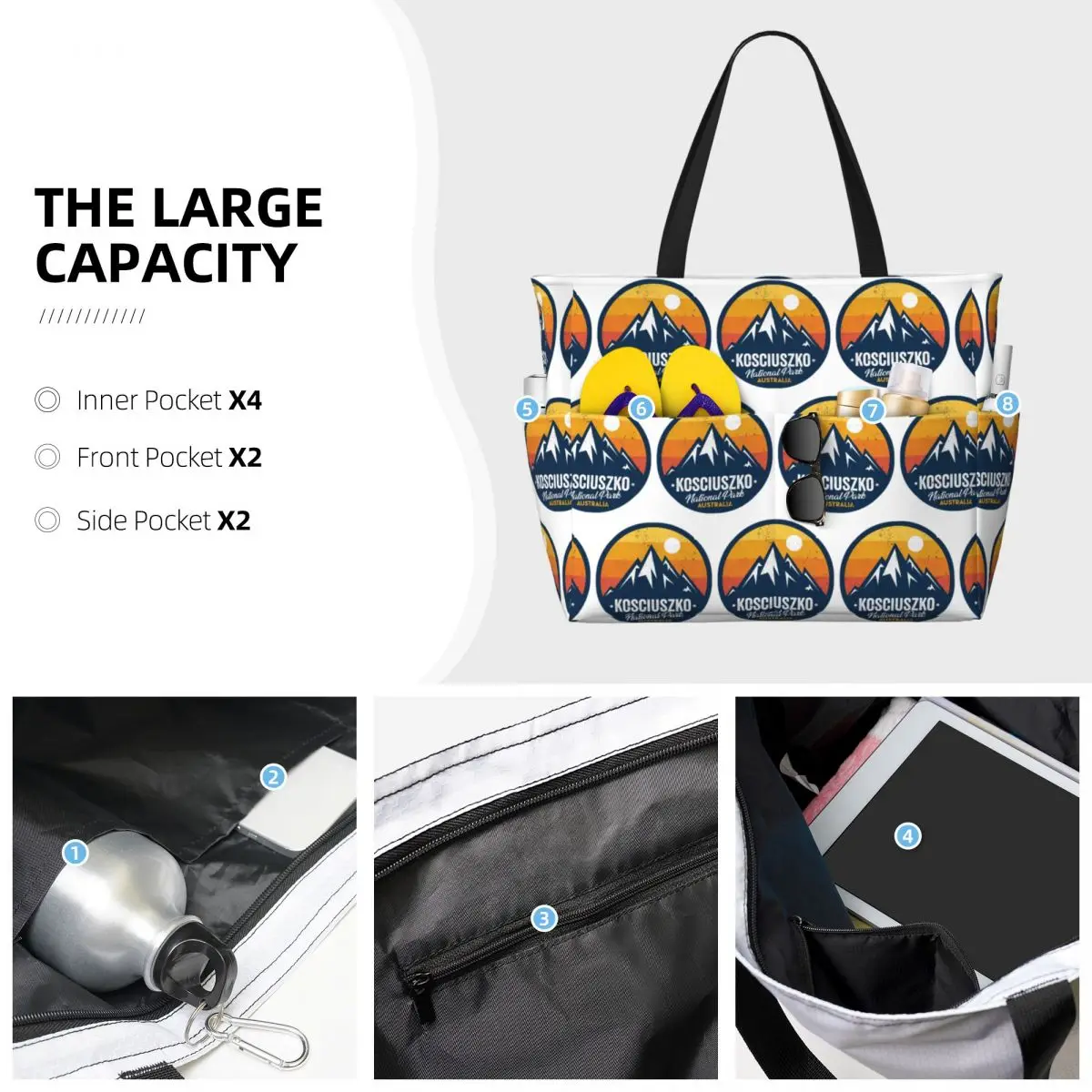 Bolsa de playa del Parque Naci - Women Bags Australia reseña y precio