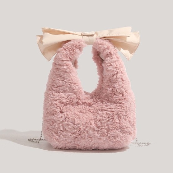 Bolso de Mano de Peluche con L - Women Bags Wholesale reseña y precio