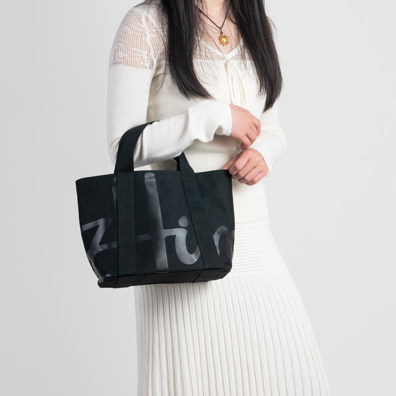 Bolsa de Compras de Lona Peque - Women Bags Logo reseña y precio