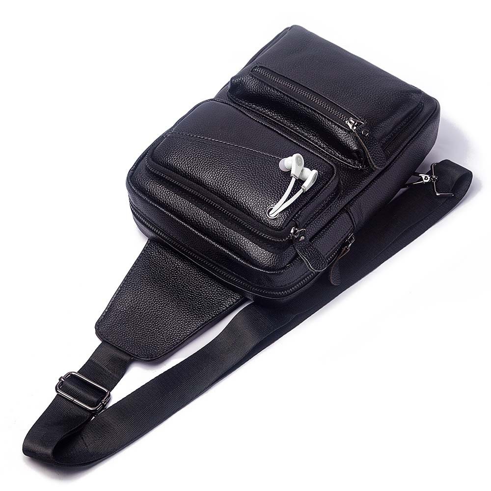 Bolso de pecho multifunción de - Saddle Bag Leather reseña y precio