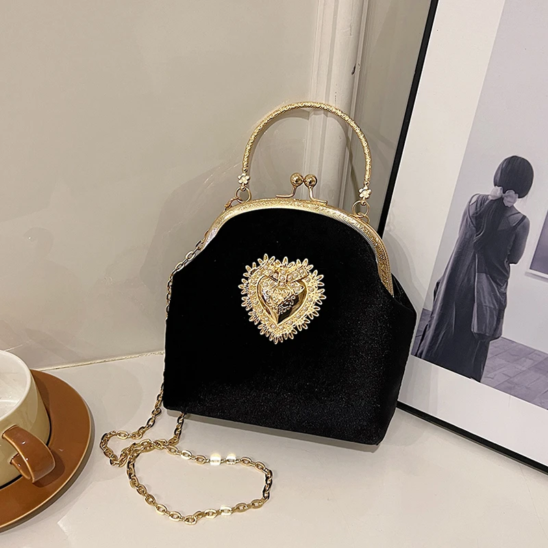 Cadenas, marco de terciopelo,  - Women Bags Discount reseña y precio