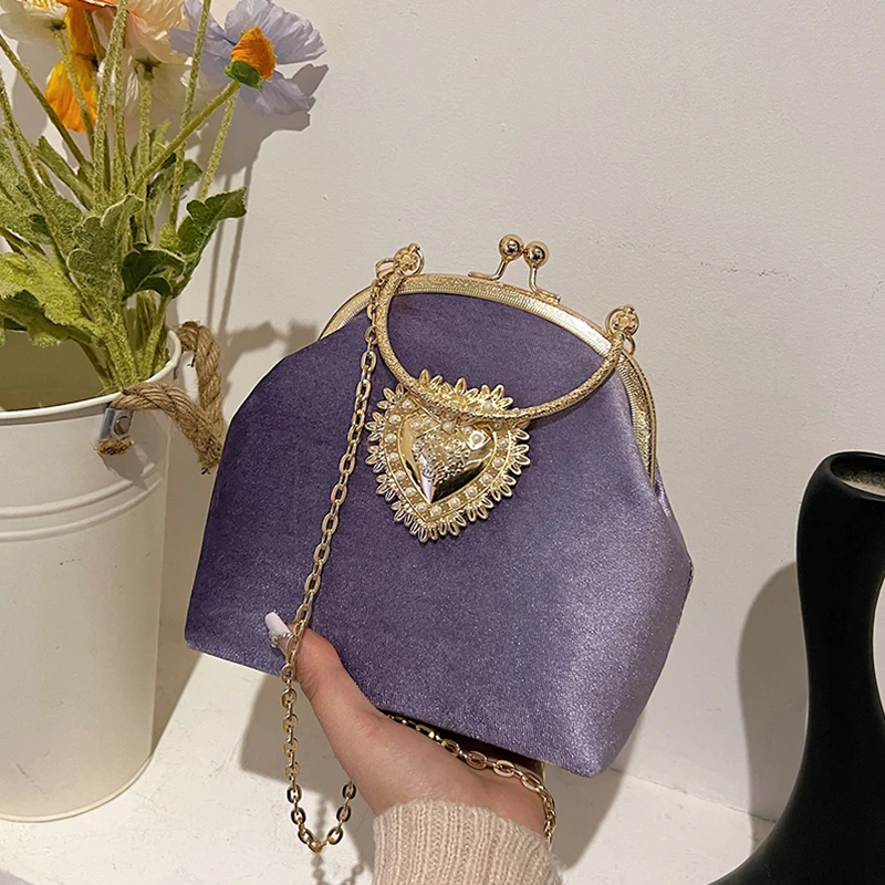 Cadenas, marco de terciopelo,  - Women Bags Discount reseña y precio