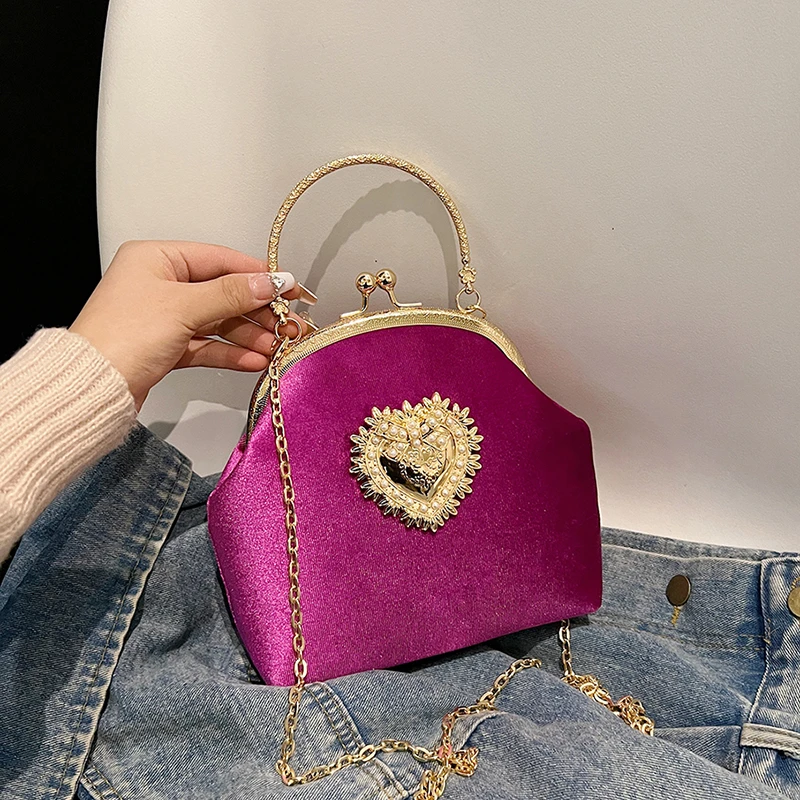 Cadenas, marco de terciopelo,  - Women Bags Discount reseña y precio