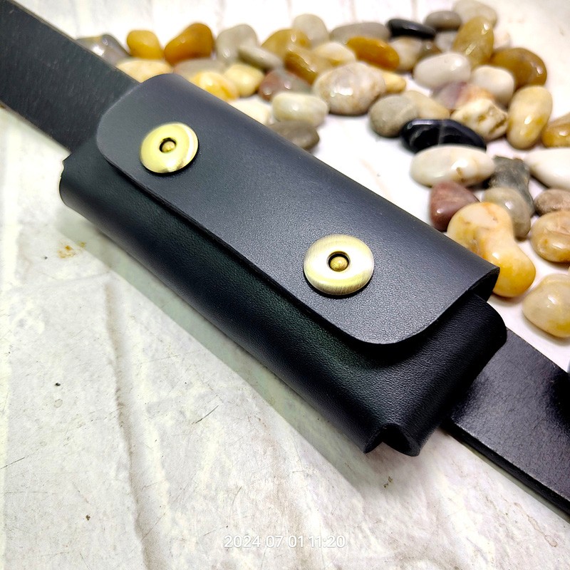 Funda de cuchillo plegable Hor - Saddle Bag Leather reseña y precio