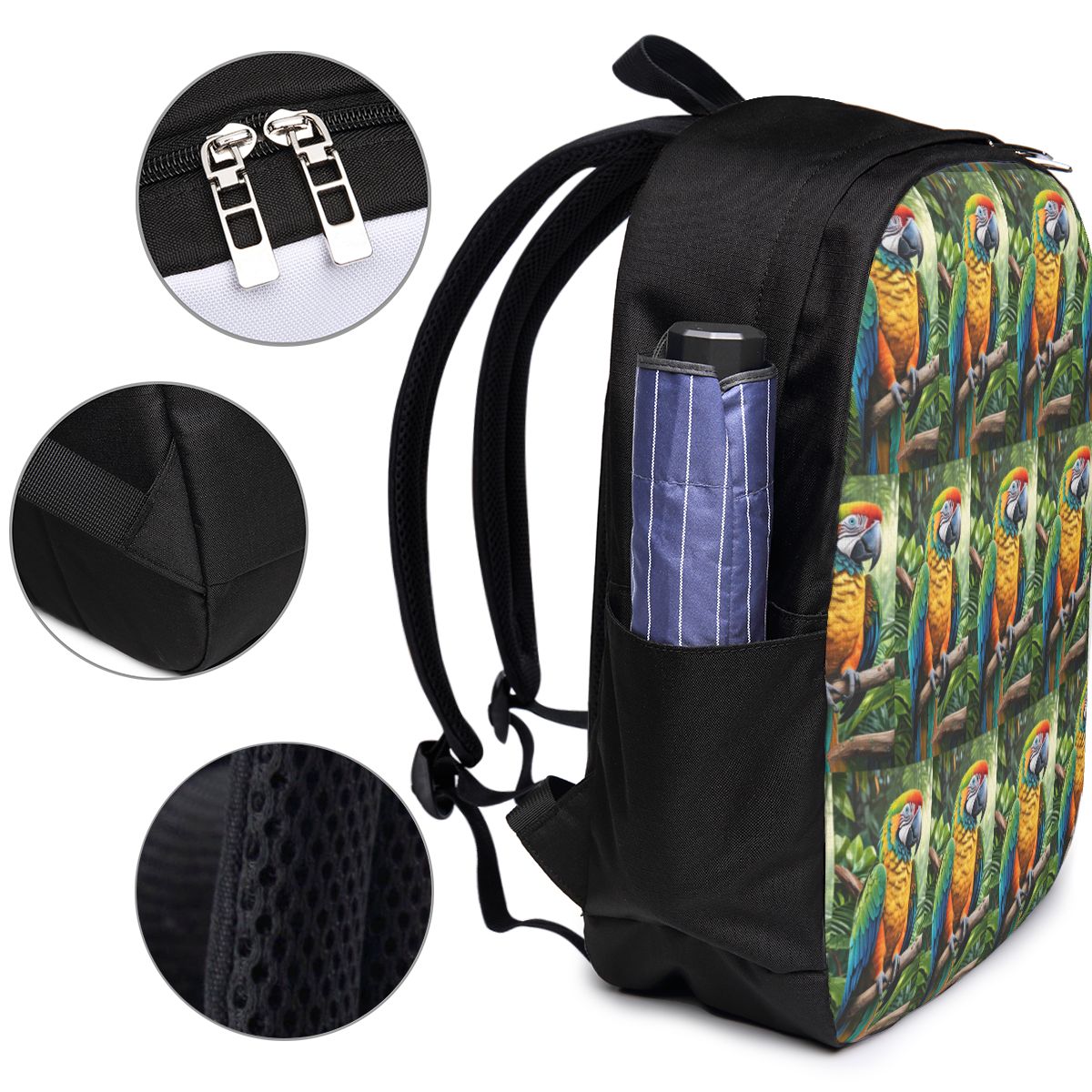 Mochila con diseño de loros ma - Women'S Bags reseña y precio