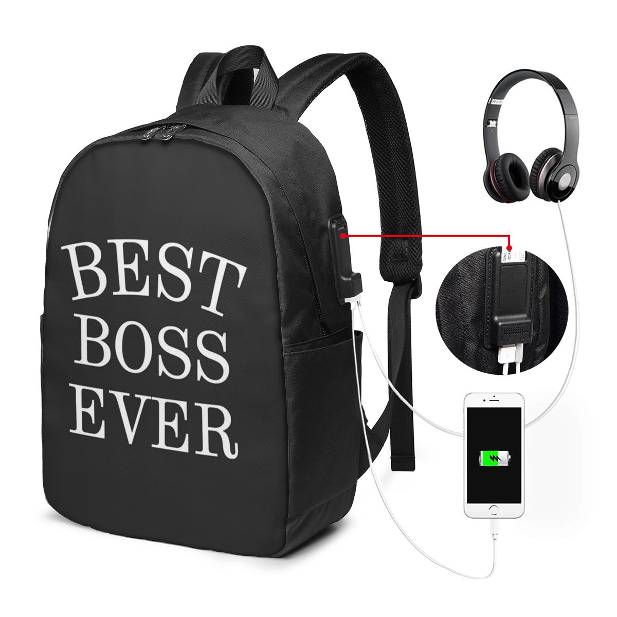 Mochila Lady Best Boss Ever, b - Women Bags For College reseña y precio