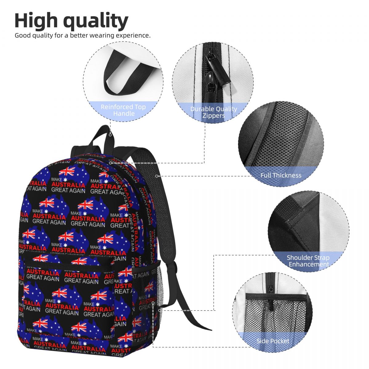 Mochila Make Australia Great A - Women Bags Australia reseña y precio