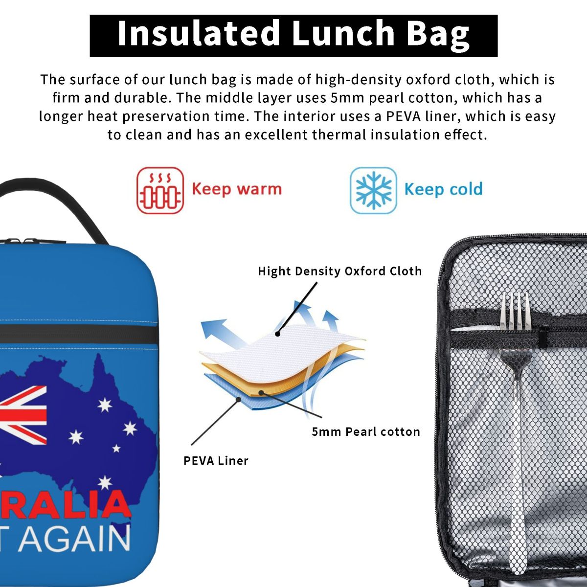 Bolsa térmica para llevar el a - Women Bags Australia reseña y precio